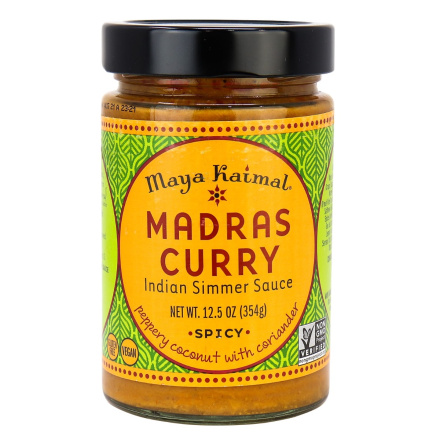 Maya Kaimal Madras Curry Indian Simmer Sauce Spicy, 354g