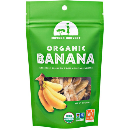Mavuno Harvest Organic Dried Banana, 56g