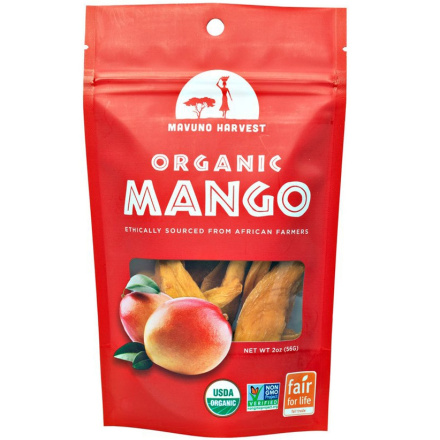 Mavuno Harvest Organic Dried Mango, 56g