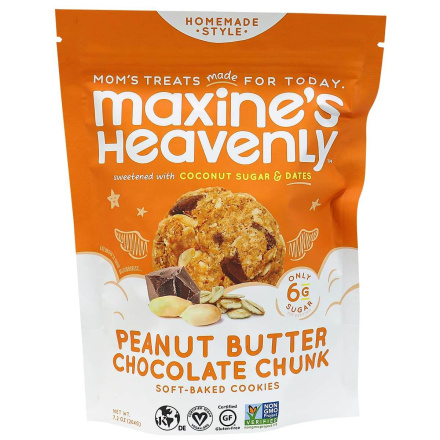Maxine's Heavenly Gluten-Free Soft Baked Cookies Peanut Butter Chocolate Chunk, 204g 