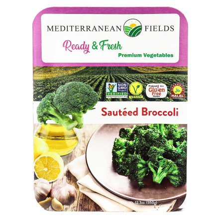 Mediterranean Fields Ready & Fresh Sautéed Broccoli, 350g