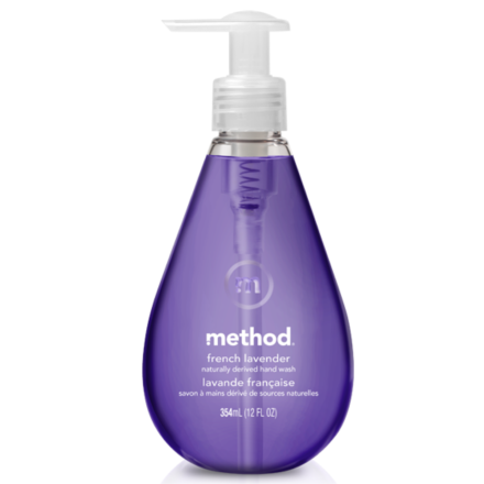 Front of method Gel Hand Soap French Lavender, 354 mL