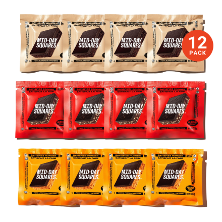 Mid-Day Squares Functional Vegan Chocolate Bar Variety Pack