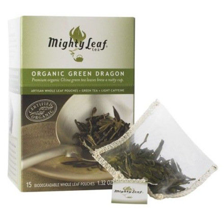 Mighty Leaf Organic Green Dragon Tea, 15 Pouches