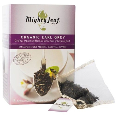 Mighty Leaf Organic Earl Grey Tea, 15 Pouches