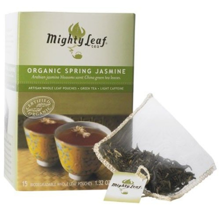 Mighty Leaf Organic Spring Jasmine Tea, 15 Pouches