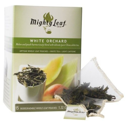 Mighty Leaf White Orchard Tea, 15 Pouches