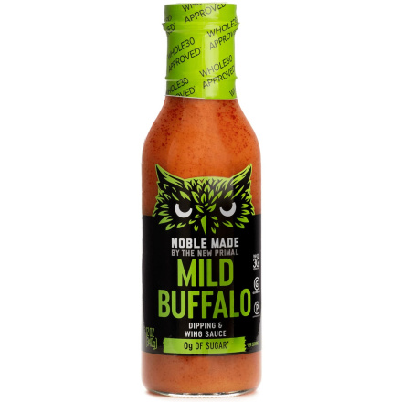 Noble Made Dairy-Free Zero Sugar Mild Buffalo Dipping & Wing Sauce, 368g