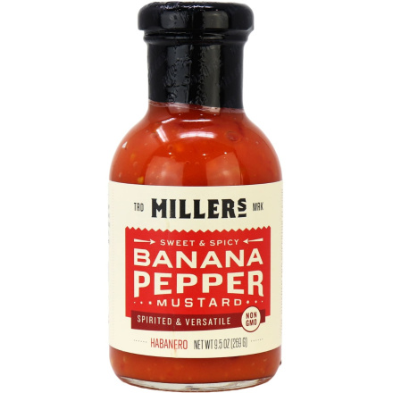 Miller's Habanero Banana Pepper Mustard, 269g