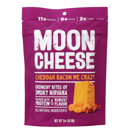 Moon Cheese Cheddar Bacon, 56.6g