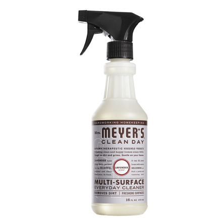 Front of Mrs. Meyer's Multi-Surface Cleaner Lavender, 473 mL