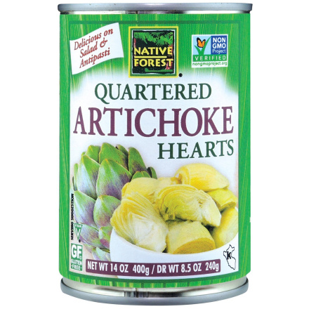 Native Forest Artichoke Hearts Quartered, 400g
