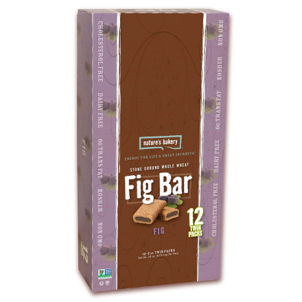 Nature's Bakery Stone Ground Whole Wheat Original Fig Bars, 12 Pack