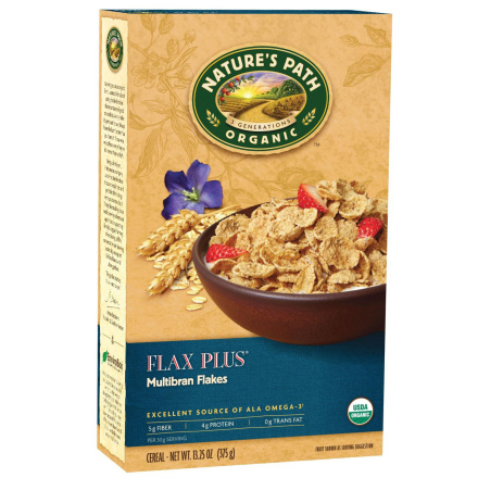 Nature's Path Organic Hot Oatmeal Flax Plus, 8 x 50g