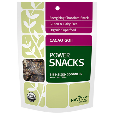 Navitas Naturals Organic Raw Power Snacks Cacao Goji, 227g