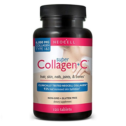 Neocell Super Collagen+C, Type 1&3, 120 tablets