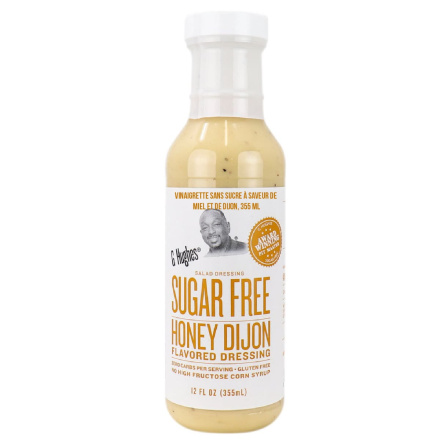 Front of G Hughes Sugar Free Salad Dressing Honey Dijon Flavoured, 355mL 
