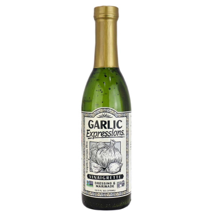 Front of Garlic Expressions Vinaigrette Dressing & Marinade, 370ml