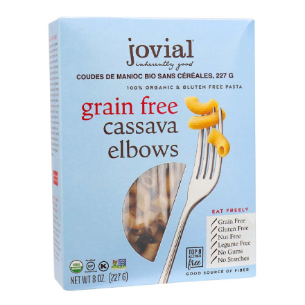 Jovial Organic Grain-Free Cassava Elbows front