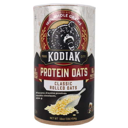 Front of Kodiak Protein Oats Classic Rolled Oats