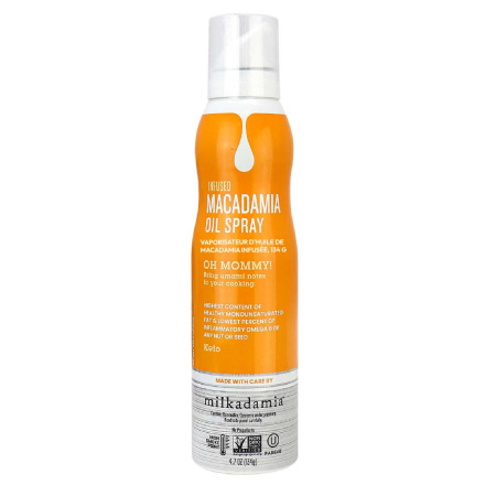 Front of Infused Macadamia Oil Spray, 134g