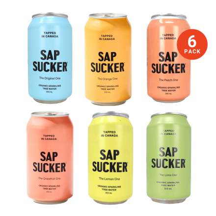 Sapsucker Organic Sparkling Tree Water Variety Pack