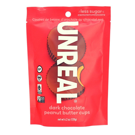 Front of Unreal Dark Chocolate Peanut Butter Cups