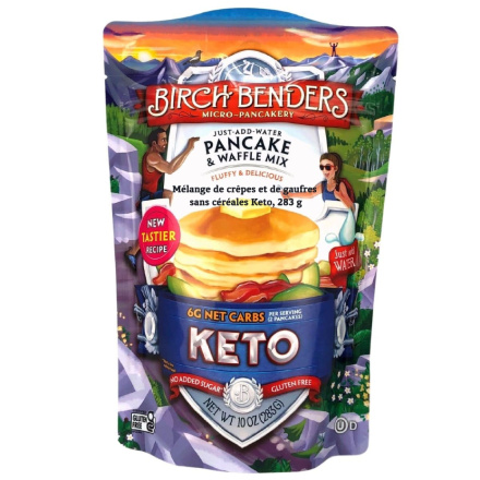Front of Birch Benders Keto Pancake & Waffle Mix