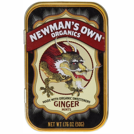 Newman's Own Organics Ginger Mints, 50g