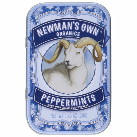 Newman's Own Organics Peppermint Mints, 50g