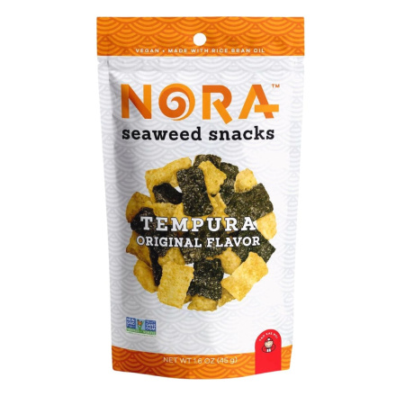 Front of NORA Tempura Seaweed Snacks Original