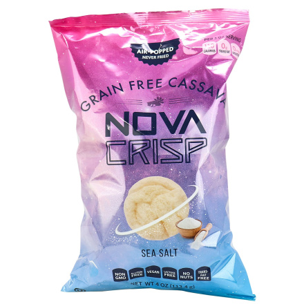 Nova Crisp Grain-Free Cassava Chips Sea Salt, 113.4g
