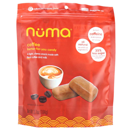 Front of Numa Coffee Better-For-You Candy, 104g