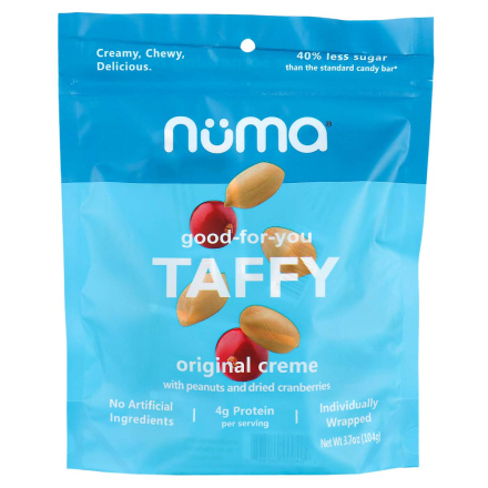Front of Numa Good-For-You Taffy Original Creme, 104g