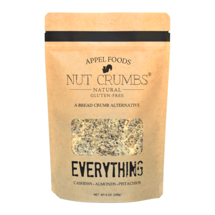 Appel Foods Nut Crumbs Gluten-Free Bread Crumbs Everything, 226g