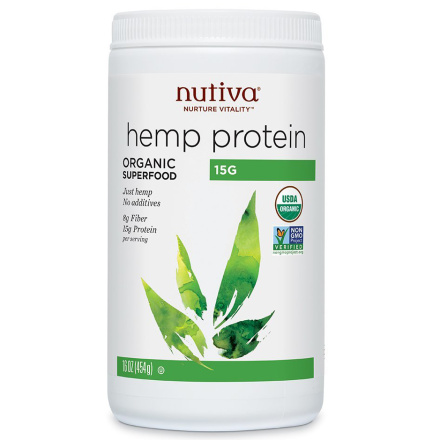 Nutiva Organic Hemp Protein 15g, 454g