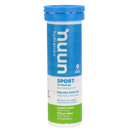 Nuun Sport Electrolyte Supplement Lemon Lime, 10 Tablets