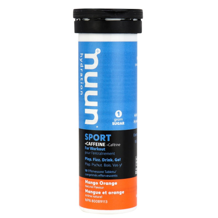 Nuun Sport Electrolyte Supplement Mango Orange, 10 Tablets