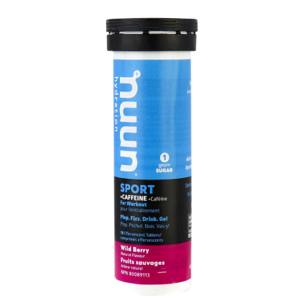 Nuun Sport Electrolyte Supplement Wild Berry, 10 Tablets