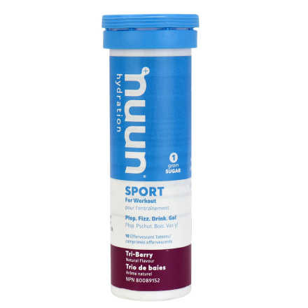 Nuun Sport Electrolyte Supplement Tri-Berry, 10 Tablets