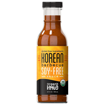 Front of Ocean’s Halo Korean Barbecue Soy-Free Sauce, 355mL