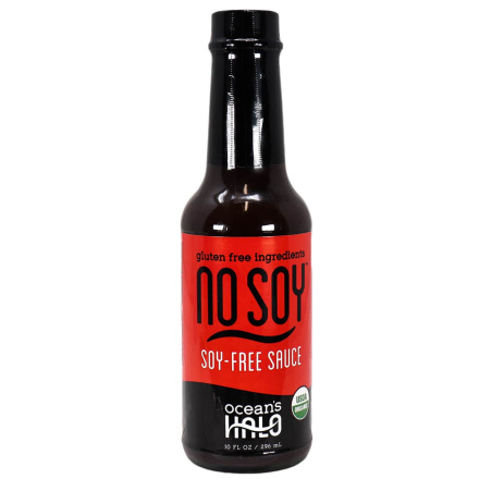 Front of Ocean’s Halo No Soy Soy-Free Sauce, 296mL