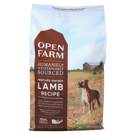 Front of Open Farm Dry Dog Food Pasture-Raised Lamb
