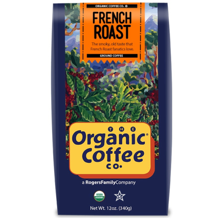 Organic Coffee Company French Roast Ground Coffee, 340g