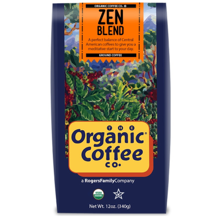 Organic Coffee Company Zen Blend Ground Coffee, 340g