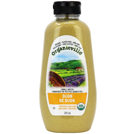 Organicville Organic Dijon Mustard, 325ml