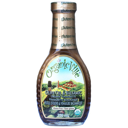 OrganicVille Olive Oil & Balsamic Organic Vinaigrette, 236ml