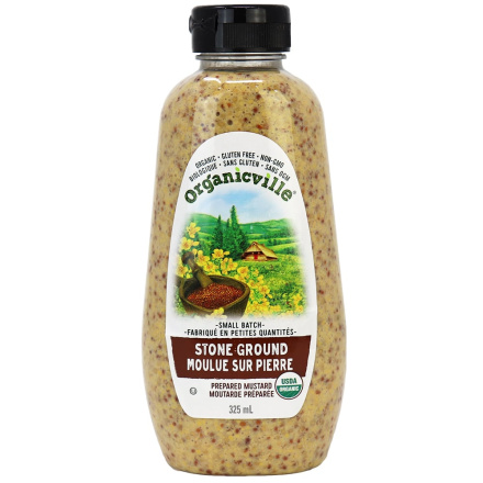 Organicville Organic Stone Ground Mustard, 325ml