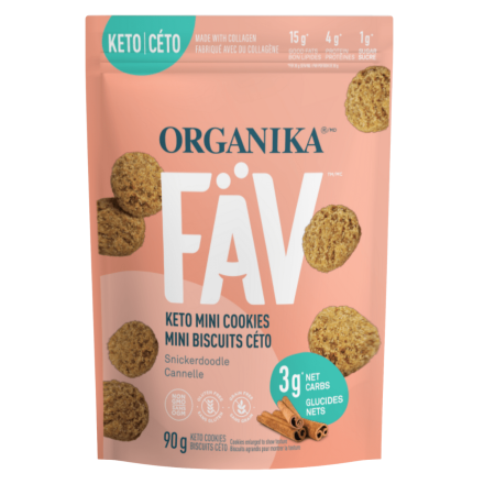 Organika FAV Keto Mini Cookies Snickerdoodle