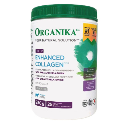 Front of Organika Enhanced Collagen Sleep